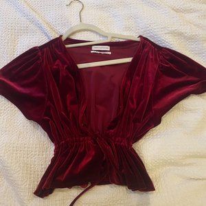 Urban Outfitters Velvet Top